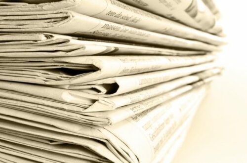 Article : Papier journal, une seconde vie qui ne rassure pas