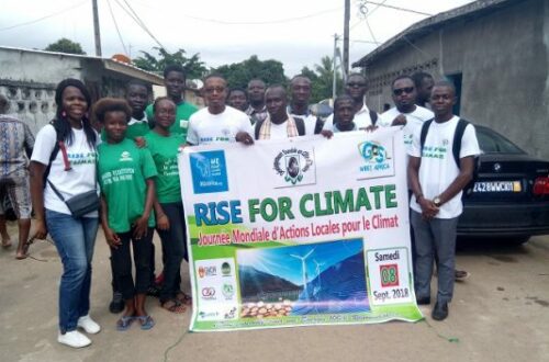 Article : Campagne « RISE FOR CLIMATE », les jeunes s’engagent pour le climat !